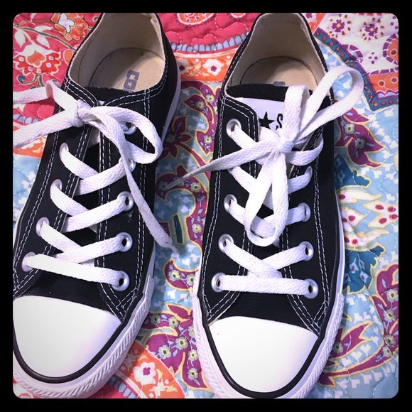 Converse Shoes - Black and White Chuck Taylors